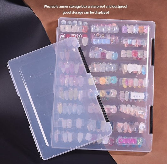 Nail Tools Large Capacity Storage Box for 27 Pairs of Nails